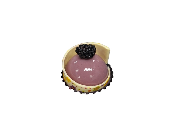 Cassis vanille bol gebakje
