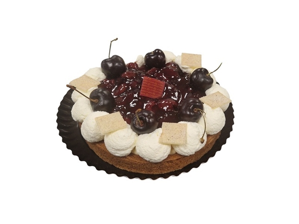Kersen slagroom flan
